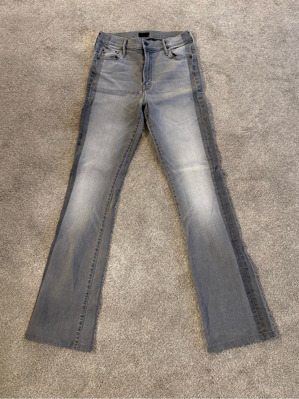 Women’s Two-Tone Gray Bootcut Jeans